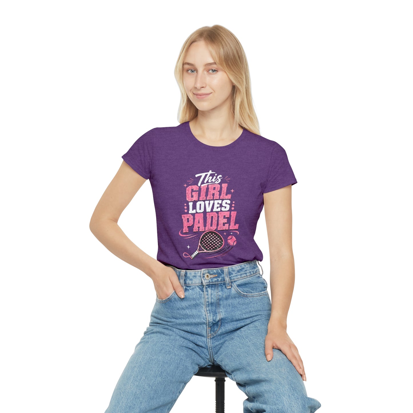 Maglietta Donna Padel Vintage | T-Shirt Sportiva Slim Fit