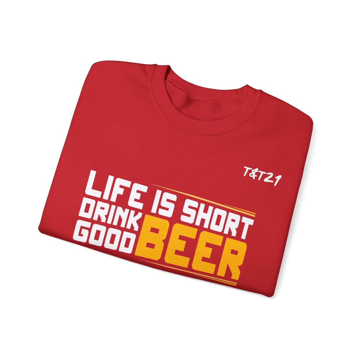 Felpa Unisex con cappuccio e stampa esclusiva T&t21 Beer