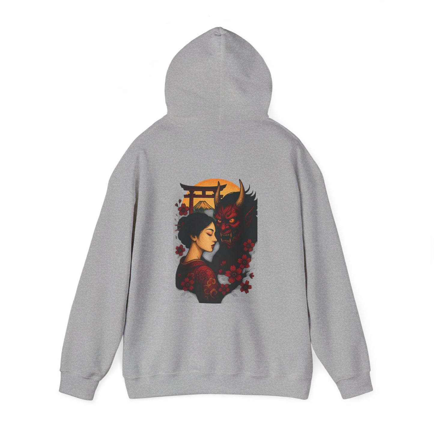 Felpa Unisex con cappuccio e stampa esclusiva T&t21 Anime