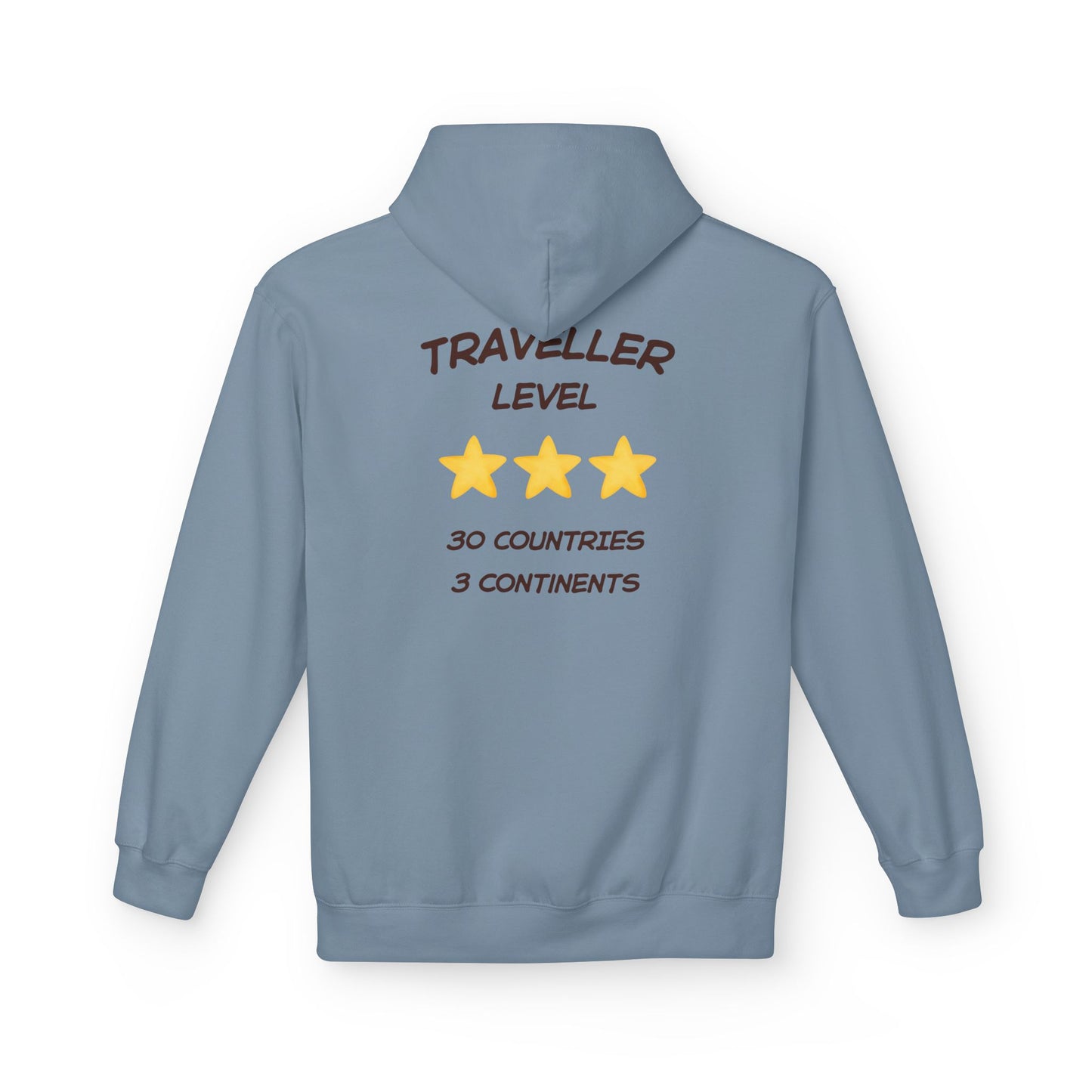 Felpa Unisex con cappuccio e stampa esclusiva T&t21 Traveller 30