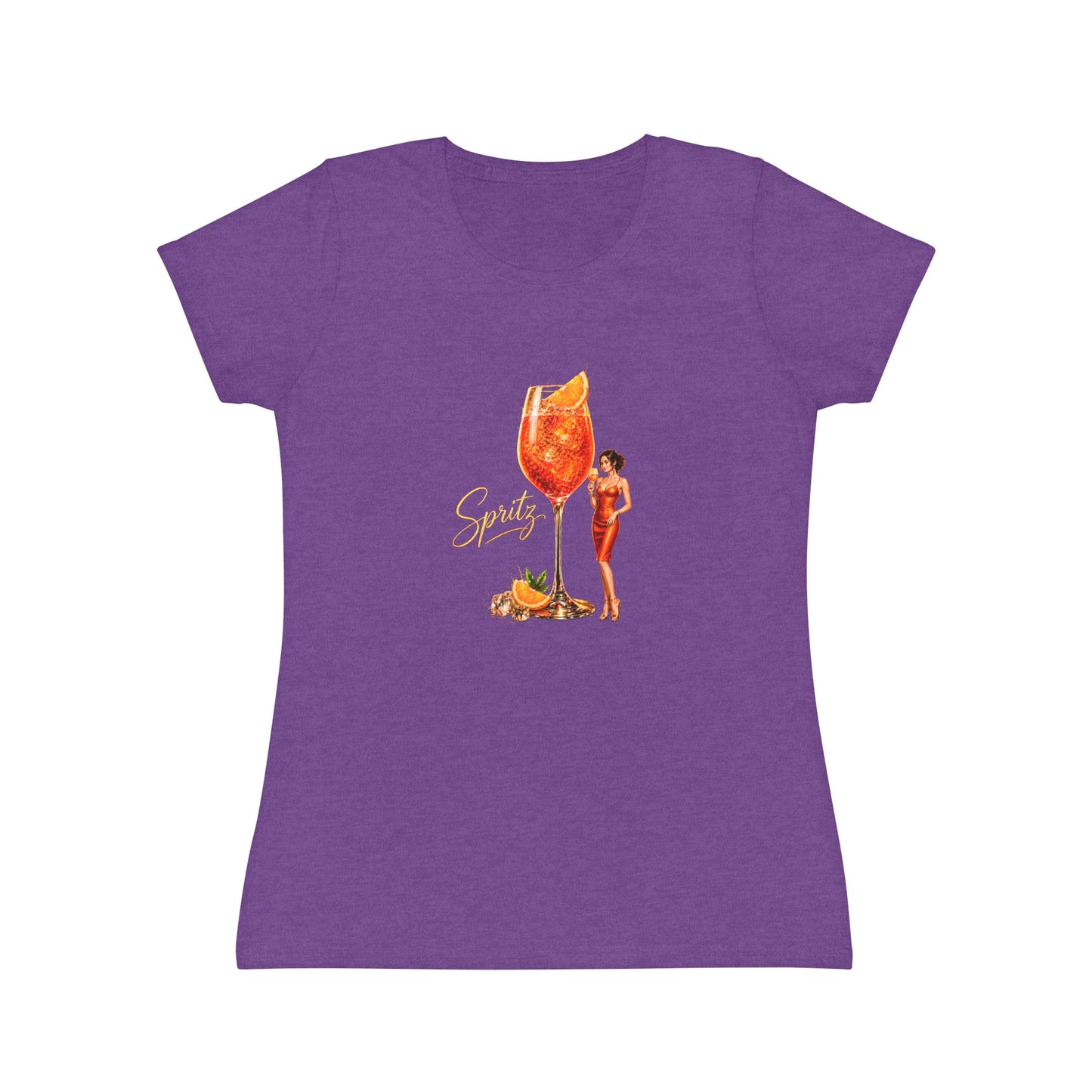 T-shirt donna Aperol Spritz – Maglietta estiva retrò con grafica cocktail vintage