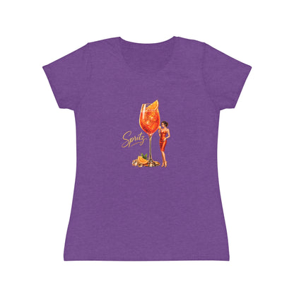 T-shirt donna Aperol Spritz – Maglietta estiva retrò con grafica cocktail vintage