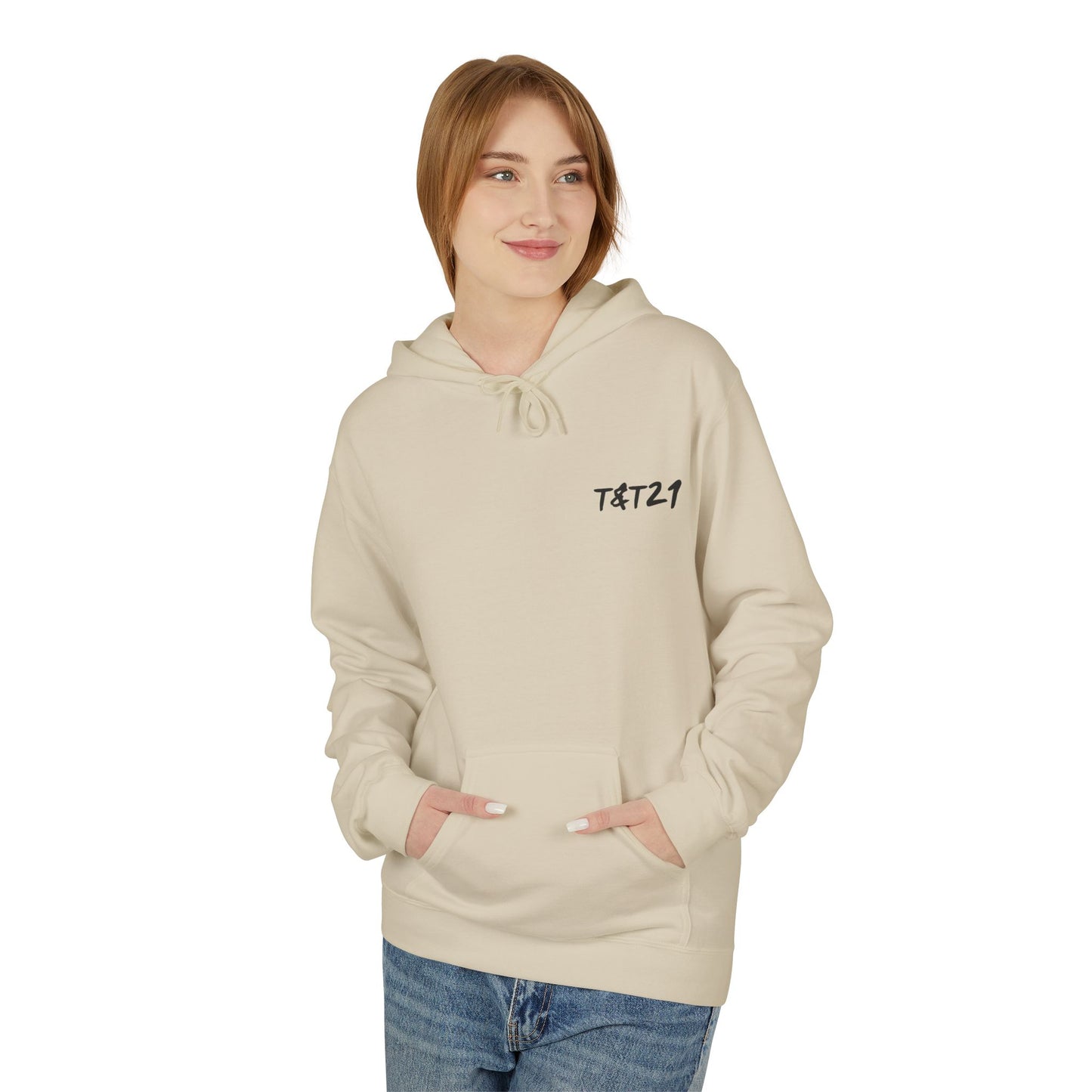 Felpa Unisex con cappuccio e stampa esclusiva T&t21 North