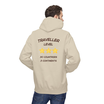 Felpa Unisex con cappuccio e stampa esclusiva T&t21 Traveller 30