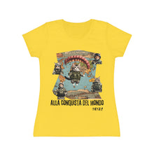 Carica l&#39;immagine nel visualizzatore di Gallery, T-Shirt Donna gatti alla conquista del Mondo Thisandthat21.com Style
