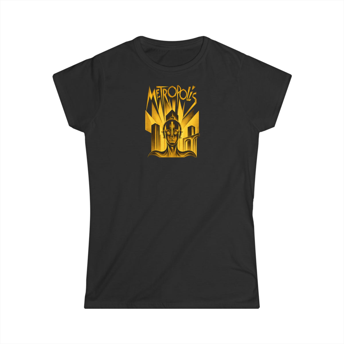 Metropolis Art Deco T-Shirt — Retro Robot Poster Tee