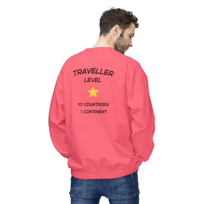 Felpa Unisex con stampa esclusiva T&t21 Traveller