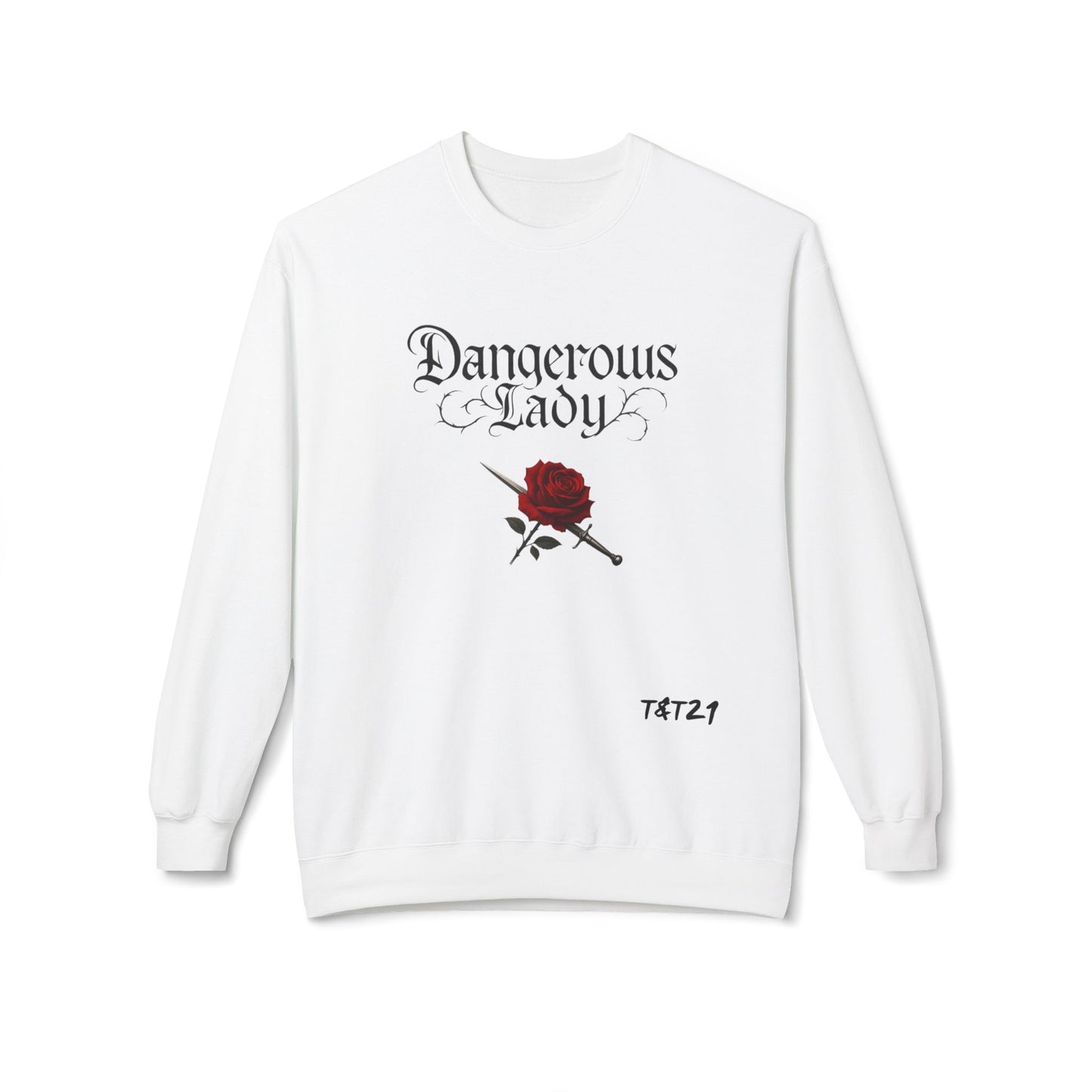 Felpa Unisex con stampa esclusiva T&t21 Lady