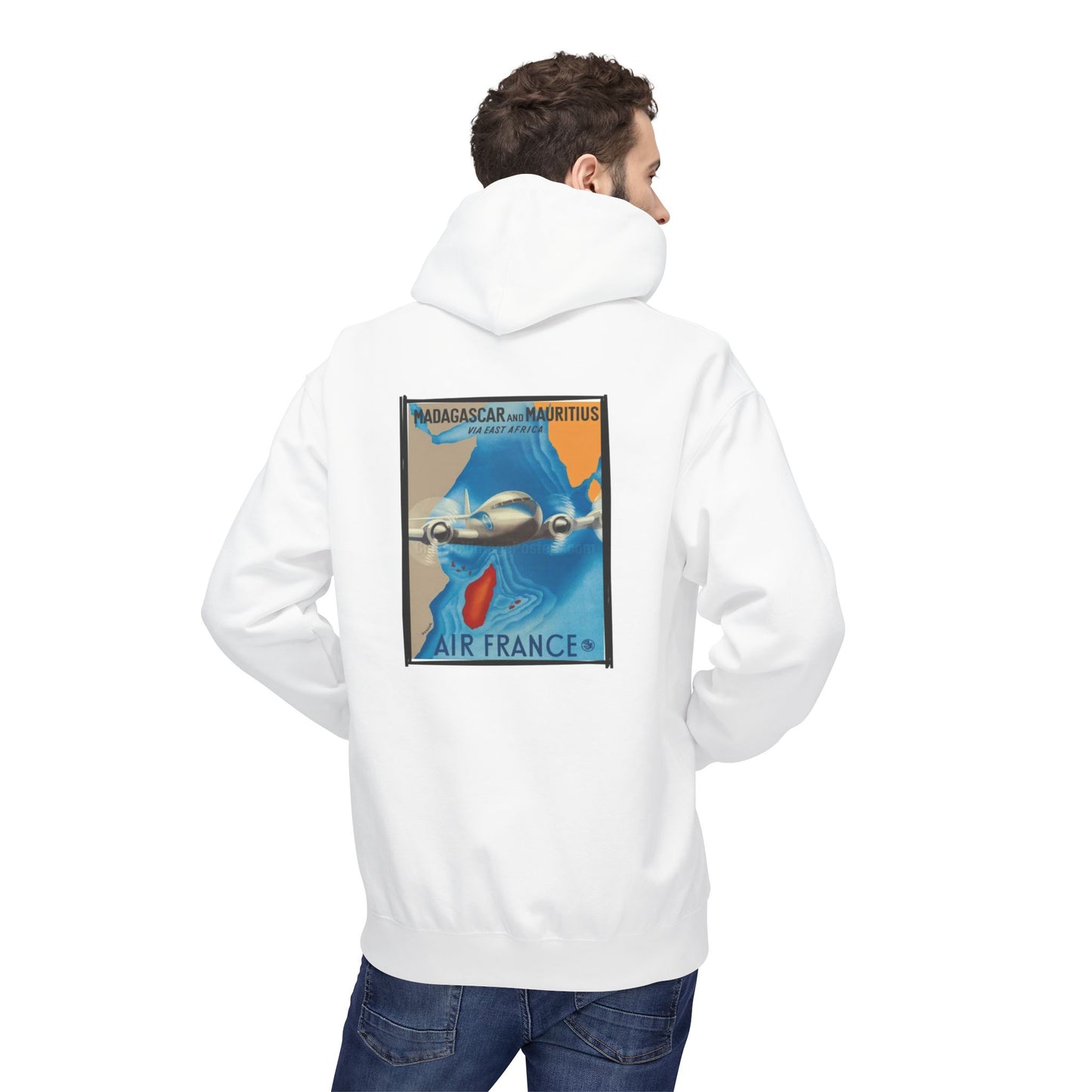 Felpa Unisex con cappuccio e stampa esclusiva T&t21 Fly