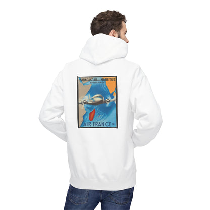 Felpa Unisex con cappuccio e stampa esclusiva T&t21 Fly