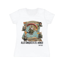 Carica l&#39;immagine nel visualizzatore di Gallery, T-Shirt Donna gatti alla conquista del Mondo Thisandthat21.com Style
