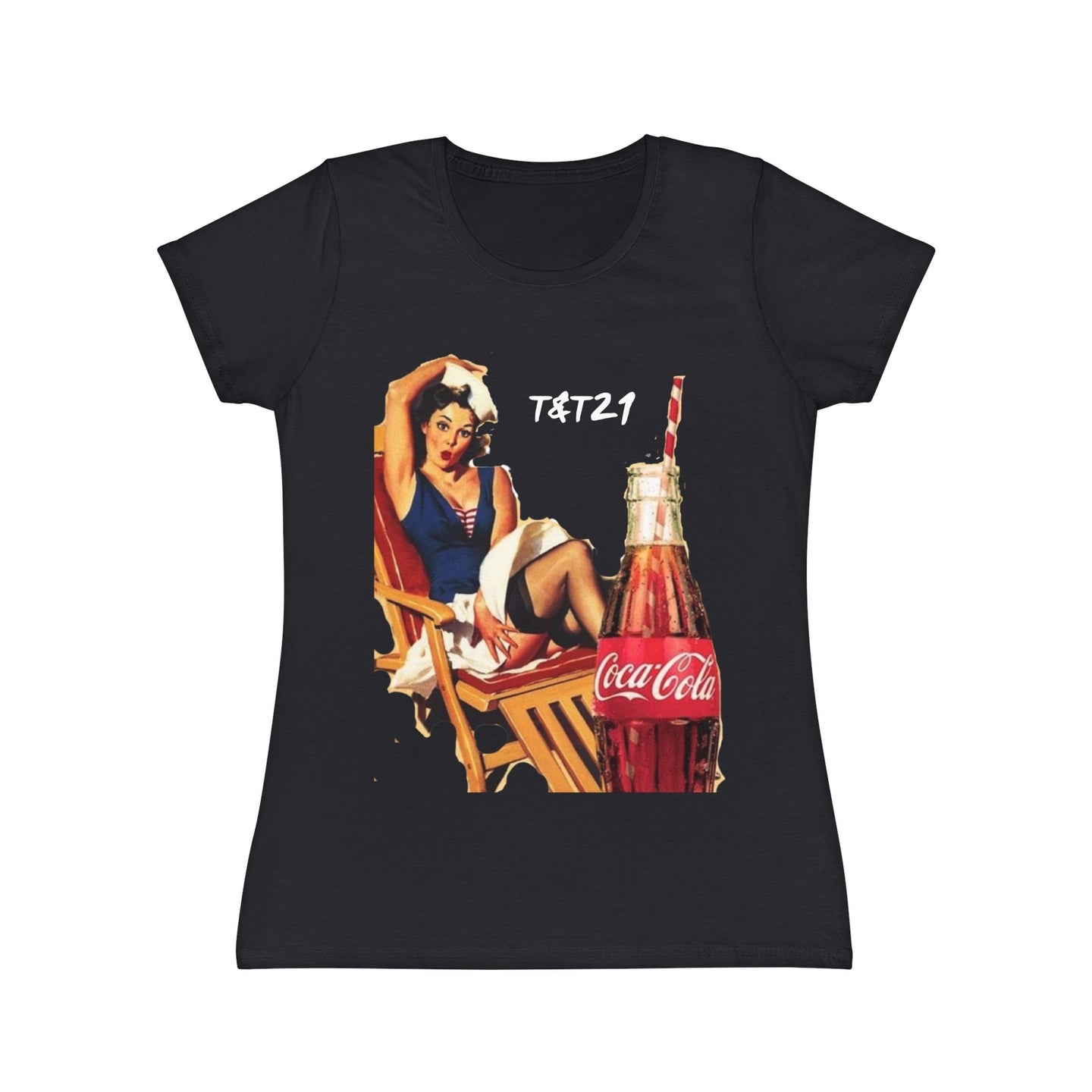 T-shirt Donna Vintage Thisandthat21.com Style Stampa Esclusiva