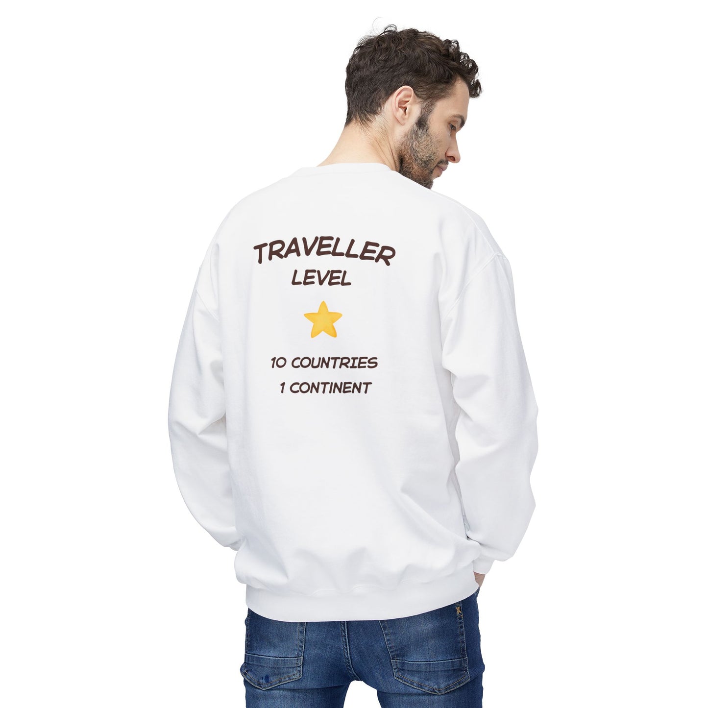 Felpa Unisex con stampa esclusiva T&t21 Traveller