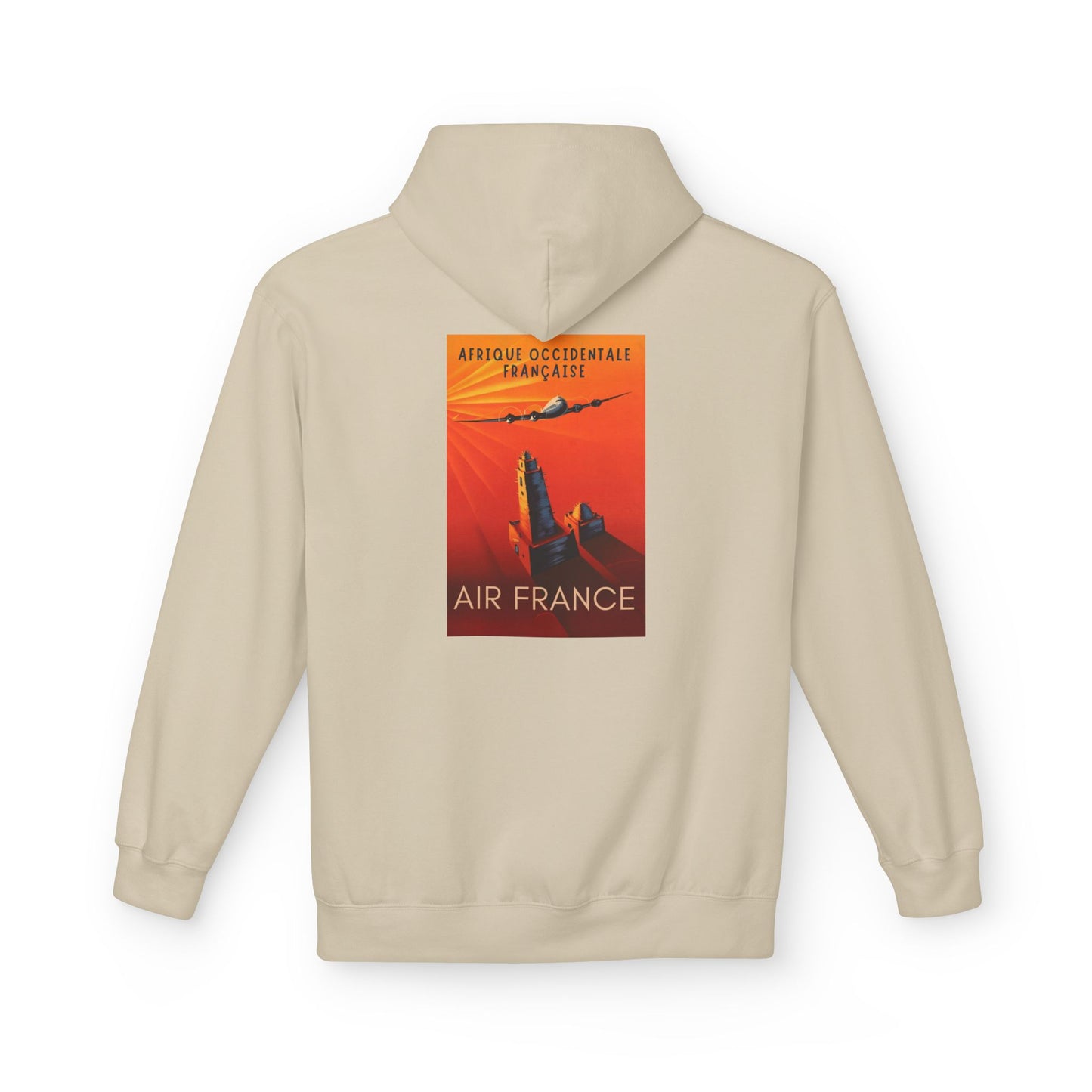 Felpa Unisex con cappuccio e stampa esclusiva T&t21 Air Vintage