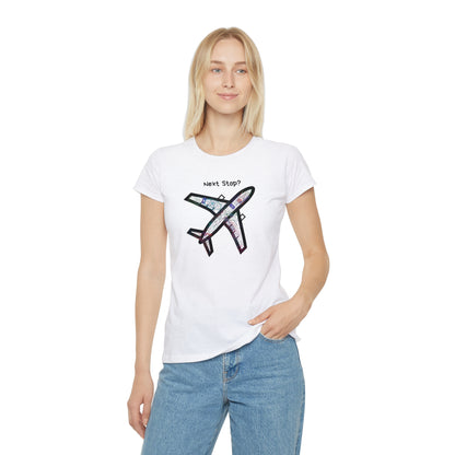 T-shirt Donna Slim Next Stop?