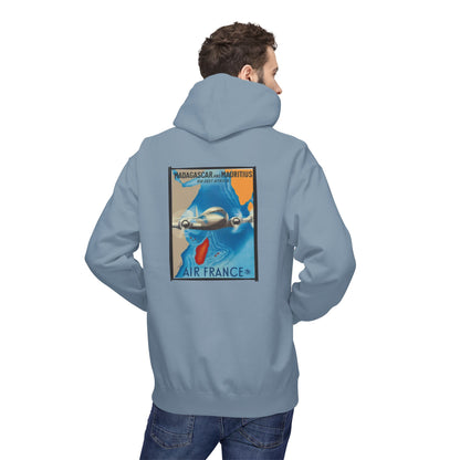 Felpa Unisex con cappuccio e stampa esclusiva T&t21 Fly