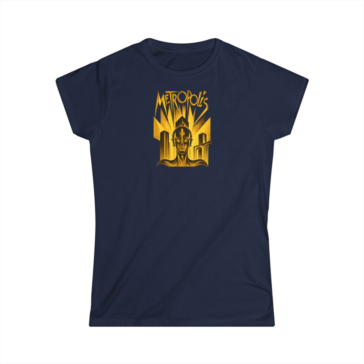 Metropolis Art Deco T-Shirt — Retro Robot Poster Tee