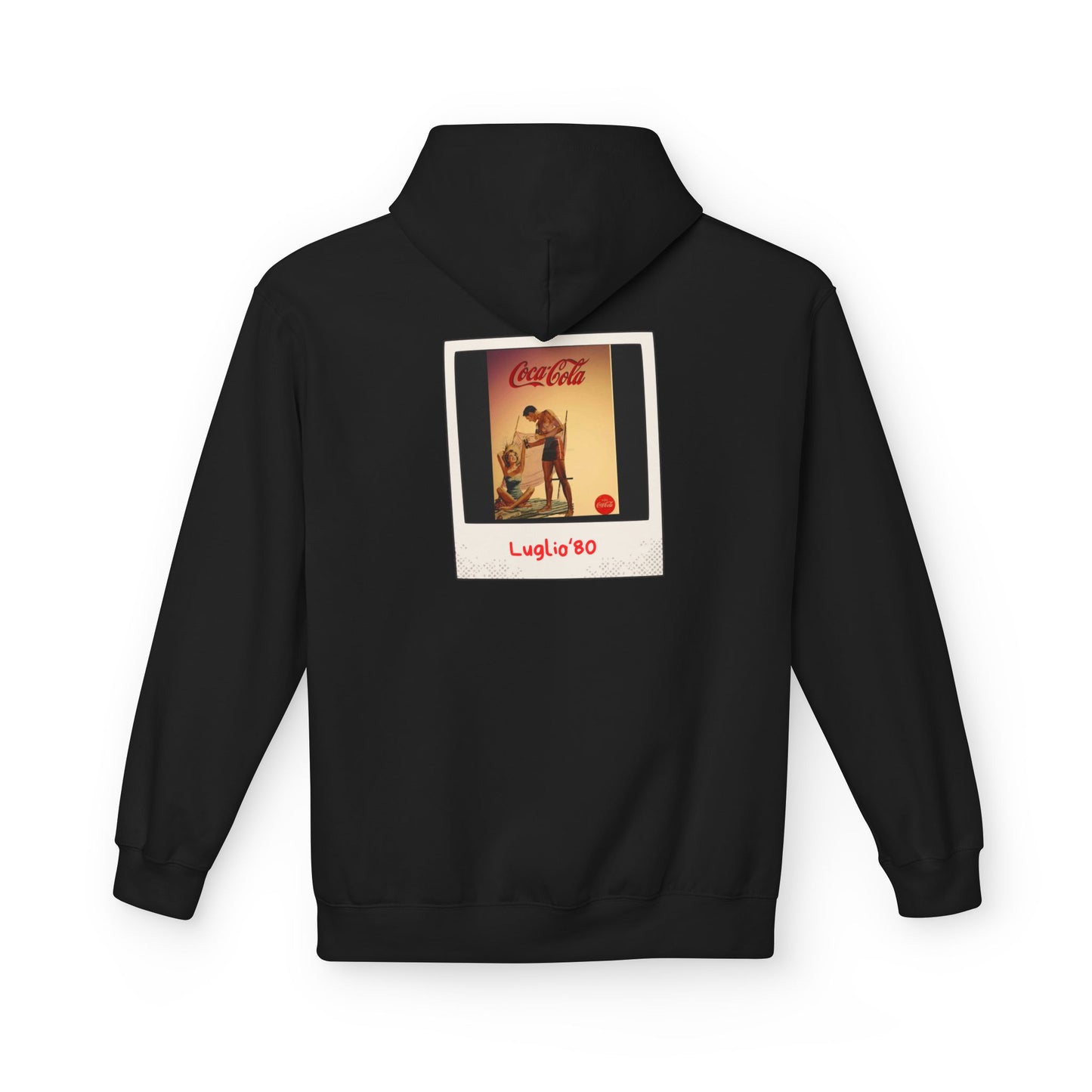 Felpa Unisex con cappuccio e stampa esclusiva T&t21 Estate '80