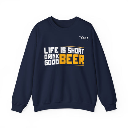 Felpa Unisex con cappuccio e stampa esclusiva T&t21 Beer