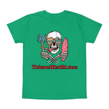 Carica l&#39;immagine nel visualizzatore di Gallery, T-Shirt Unisex Skull Surf Thisandthat21.com
