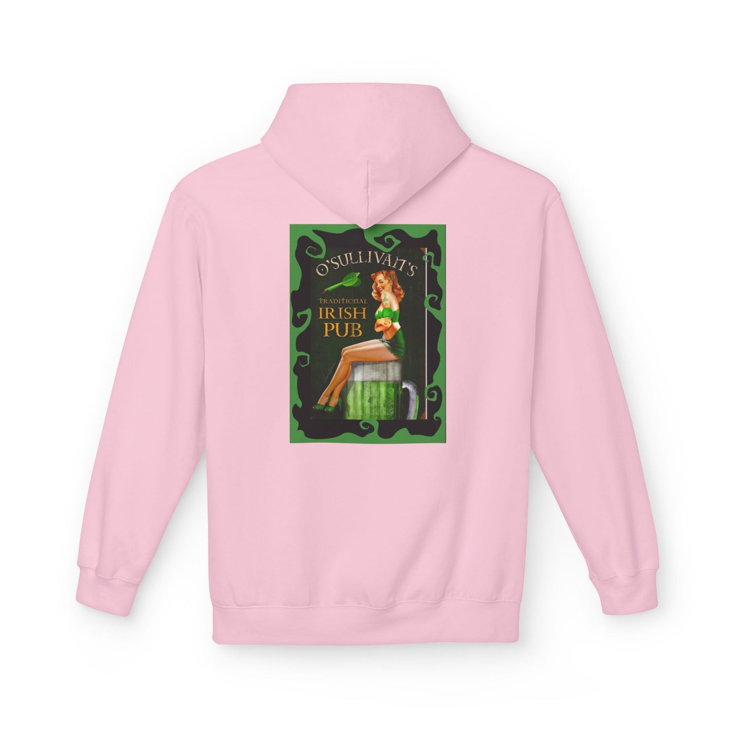 Felpa Unisex con cappuccio e stampa esclusiva T&t21 Irish Pub