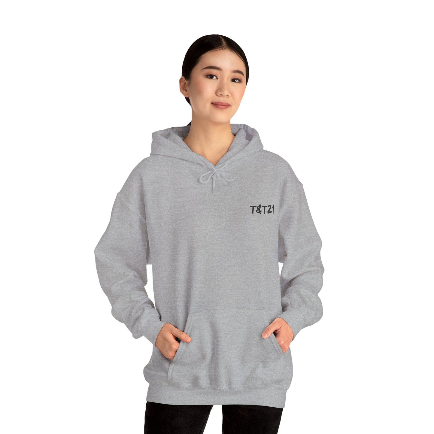 Felpa Unisex con cappuccio e stampa esclusiva T&t21 Anime