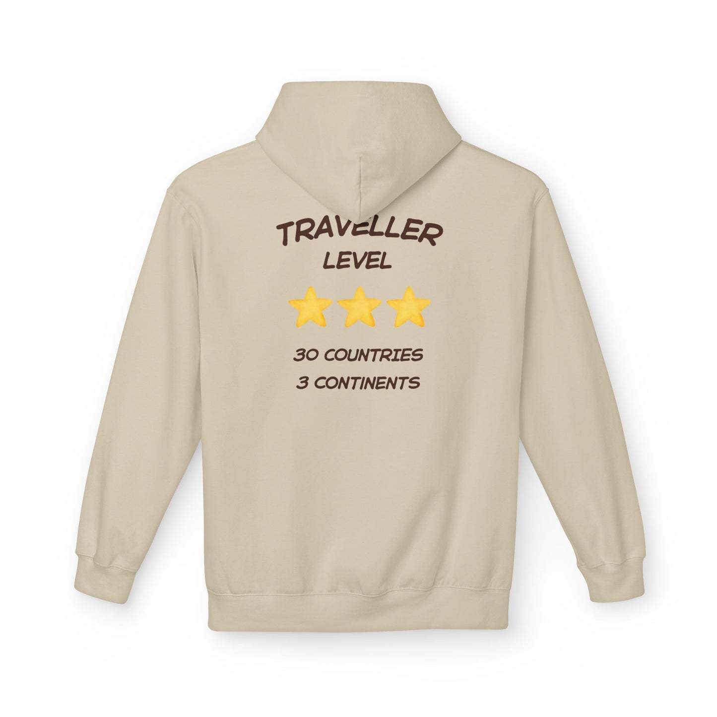 Felpa Unisex con cappuccio e stampa esclusiva T&t21 Traveller 30