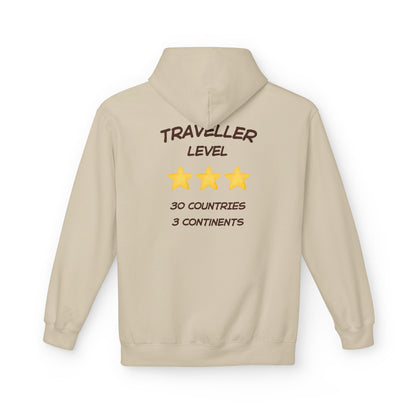 Felpa Unisex con cappuccio e stampa esclusiva T&t21 Traveller 30