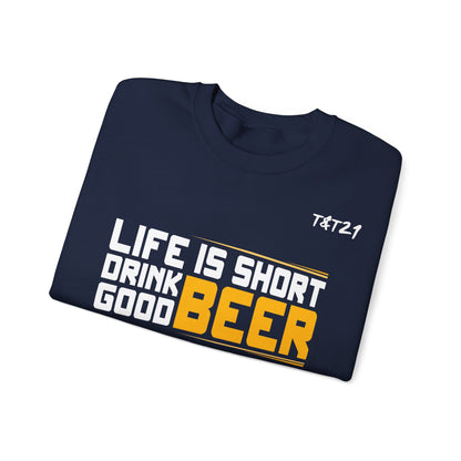 Felpa Unisex con cappuccio e stampa esclusiva T&t21 Beer