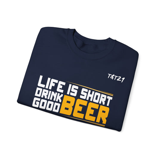Felpa Unisex con cappuccio e stampa esclusiva T&t21 Beer