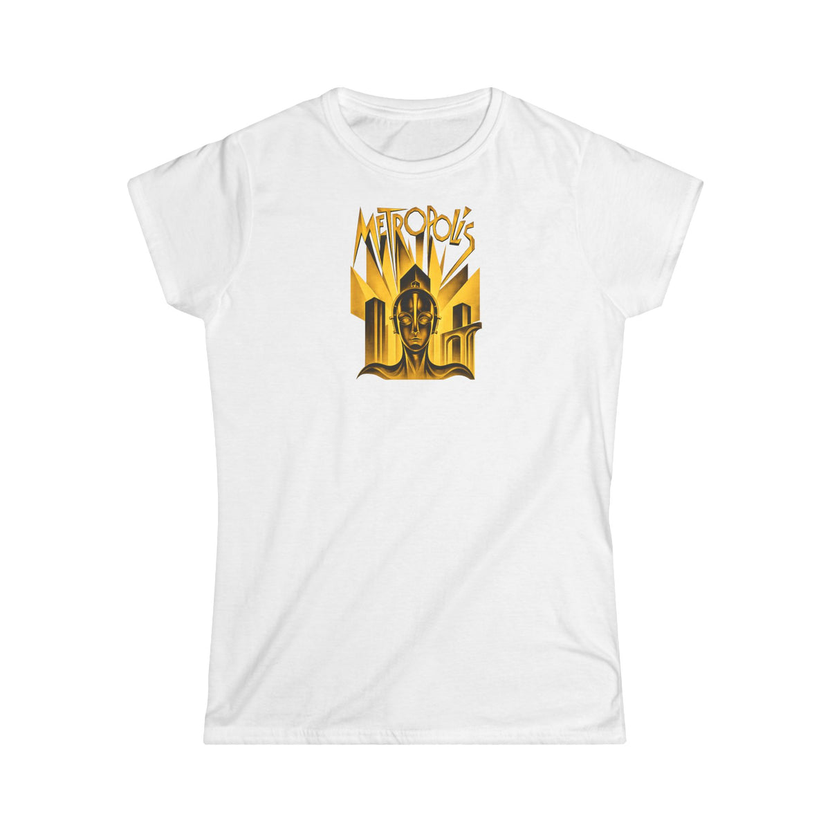 Metropolis Art Deco T-Shirt — Retro Robot Poster Tee