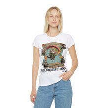 Carica l&#39;immagine nel visualizzatore di Gallery, T-Shirt Donna gatti alla conquista del Mondo Thisandthat21.com Style
