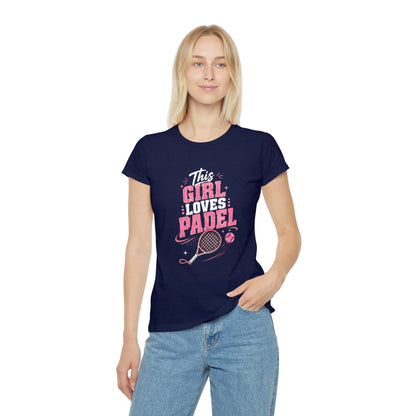 Maglietta Donna Padel Vintage | T-Shirt Sportiva Slim Fit