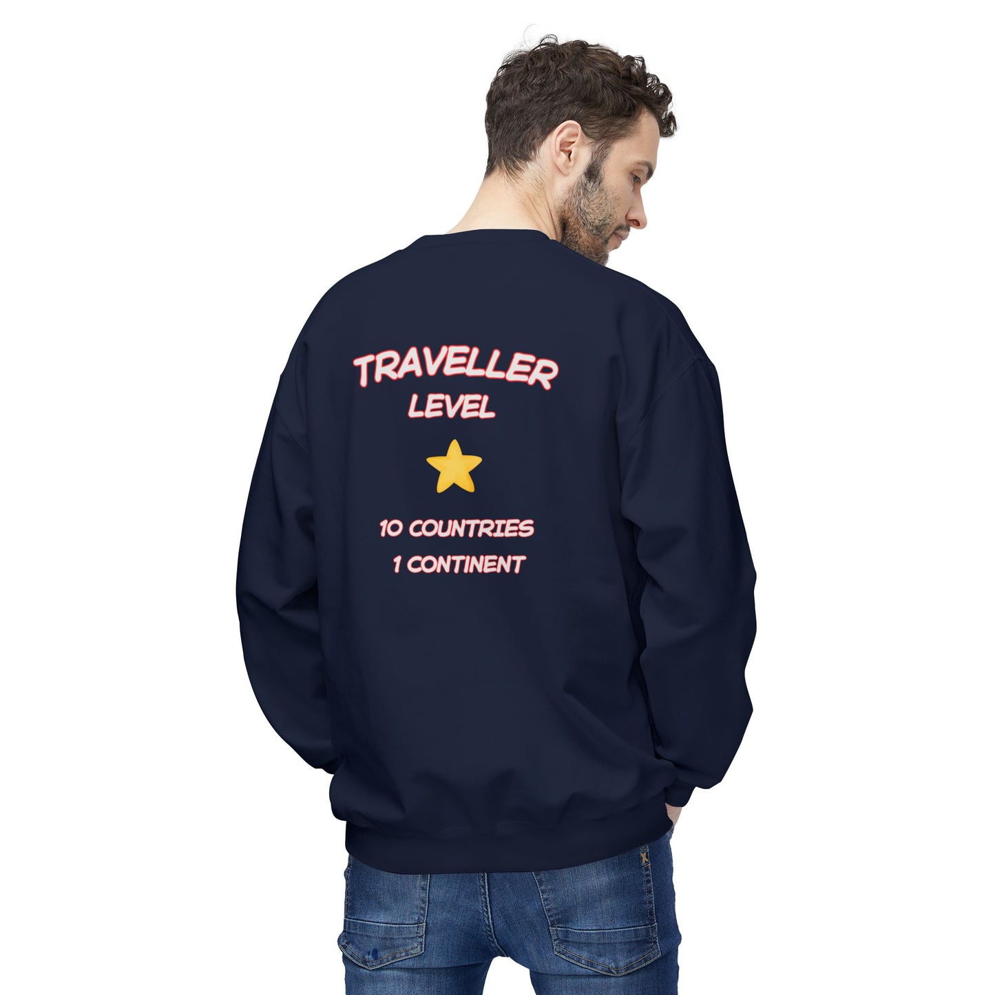 Felpa Unisex con stampa esclusiva T&t21 traveller 10