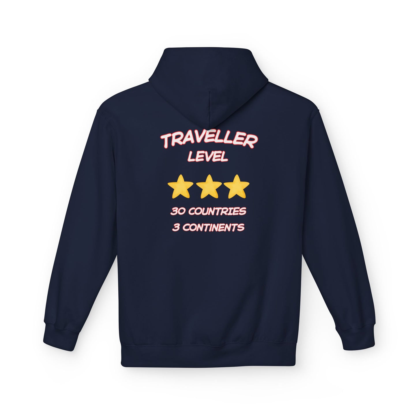 Felpa Unisex con cappuccio e stampa esclusiva T&t21 Traveller 30