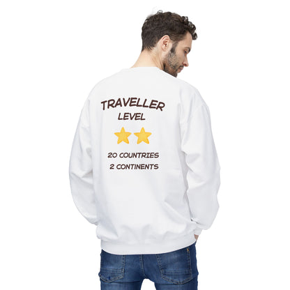 Felpa Unisex con stampa esclusiva T&t21 Traveller 20