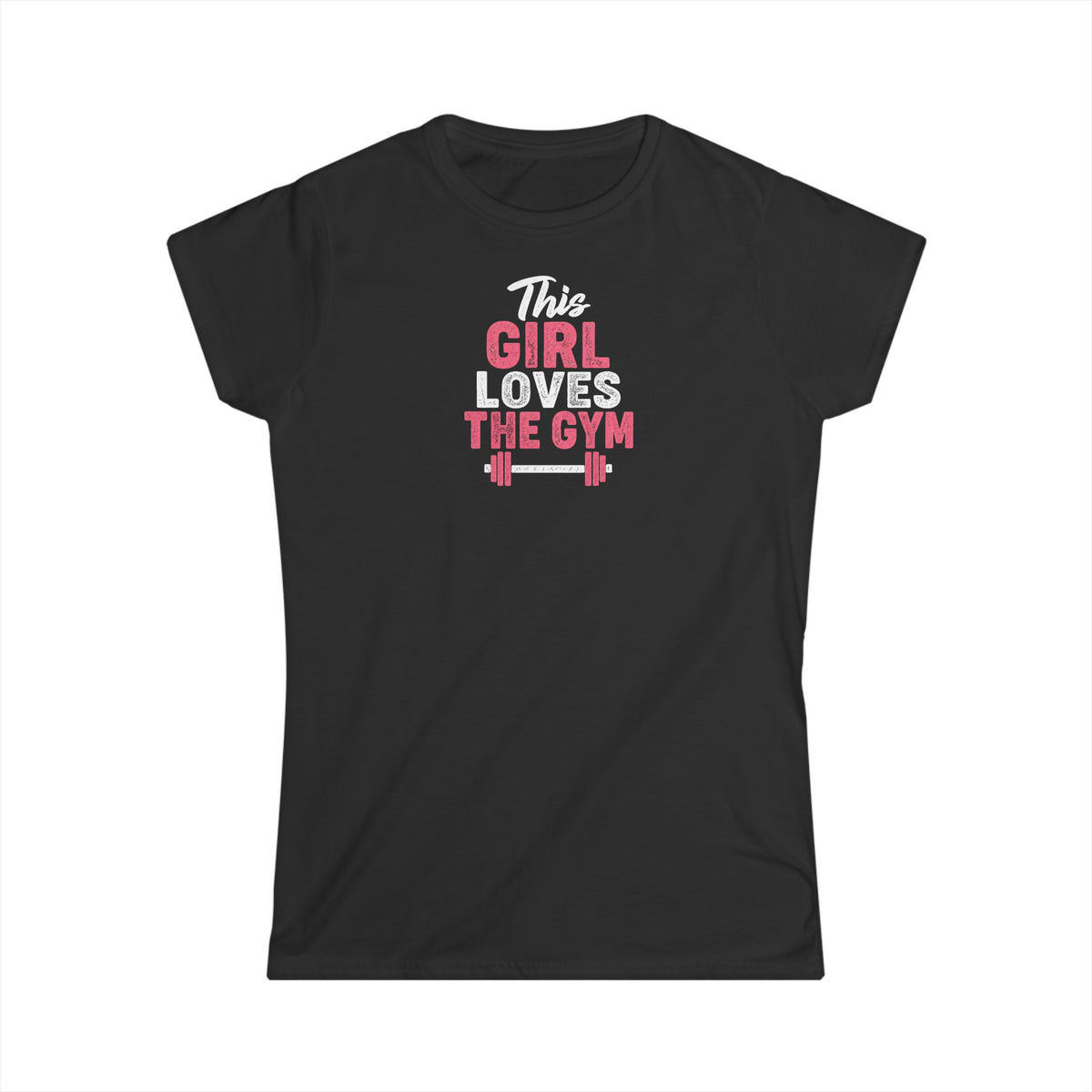 This Girl Loves the Gym Women's T-Shirt — Workout Tee for Gym Girls