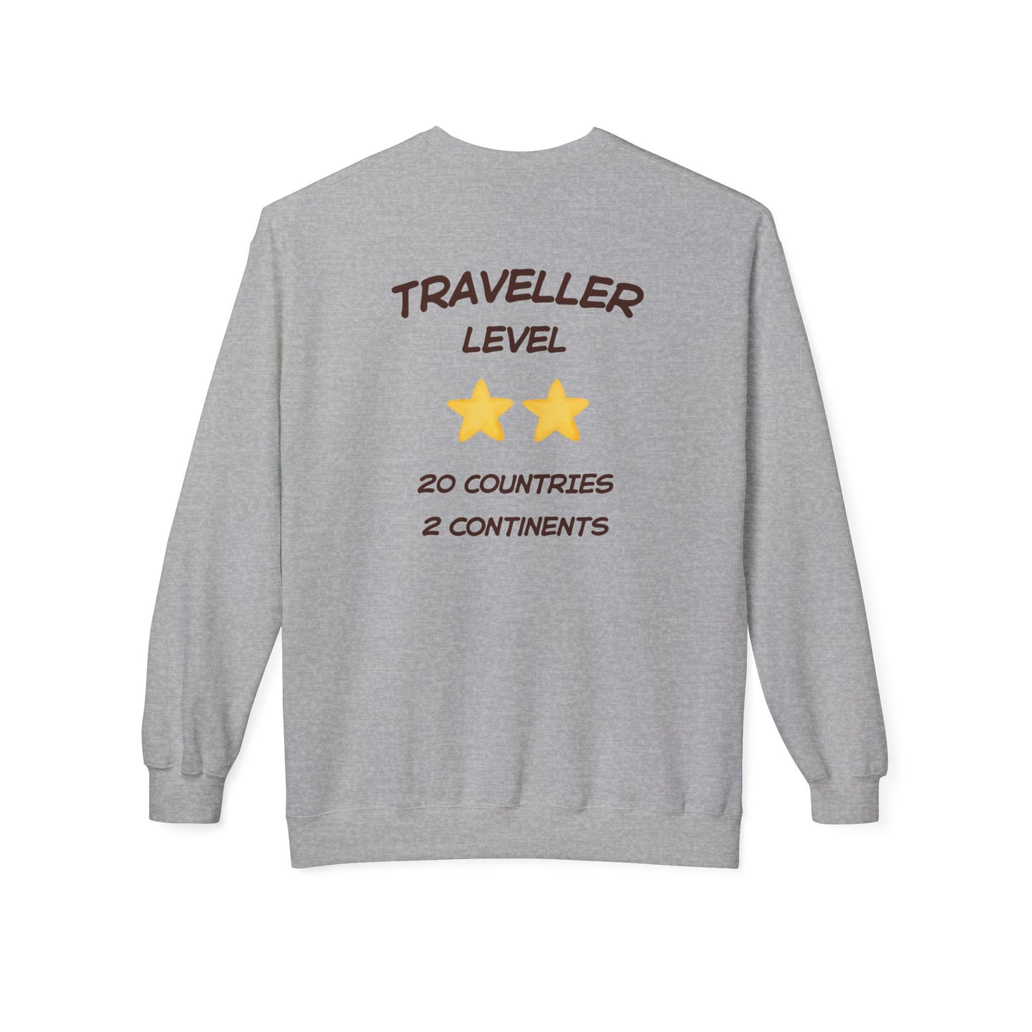 Felpa Unisex con stampa esclusiva T&t21 Traveller 20