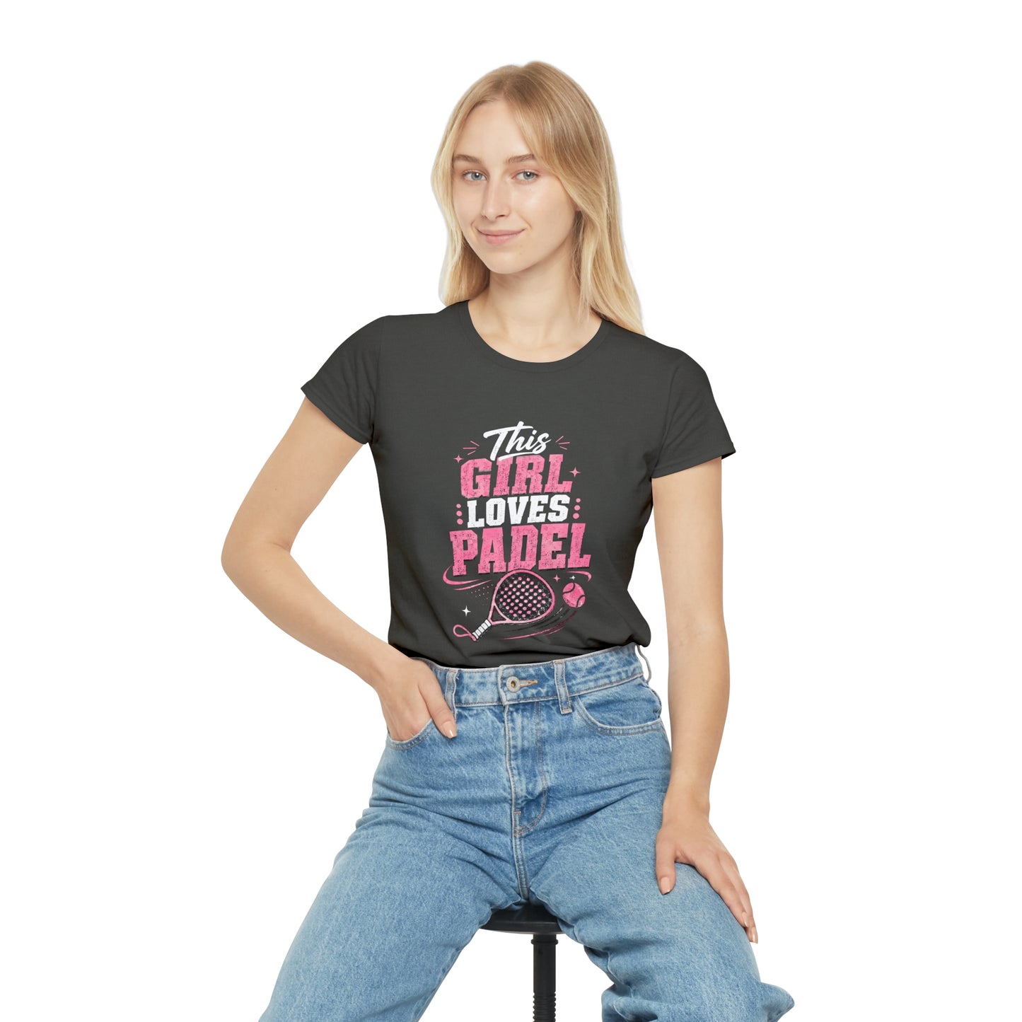 Maglietta Donna Padel Vintage | T-Shirt Sportiva Slim Fit