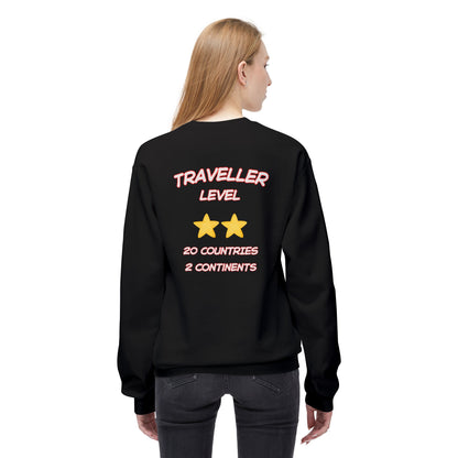 Felpa Unisex con stampa esclusiva T&t21 Traveller 20