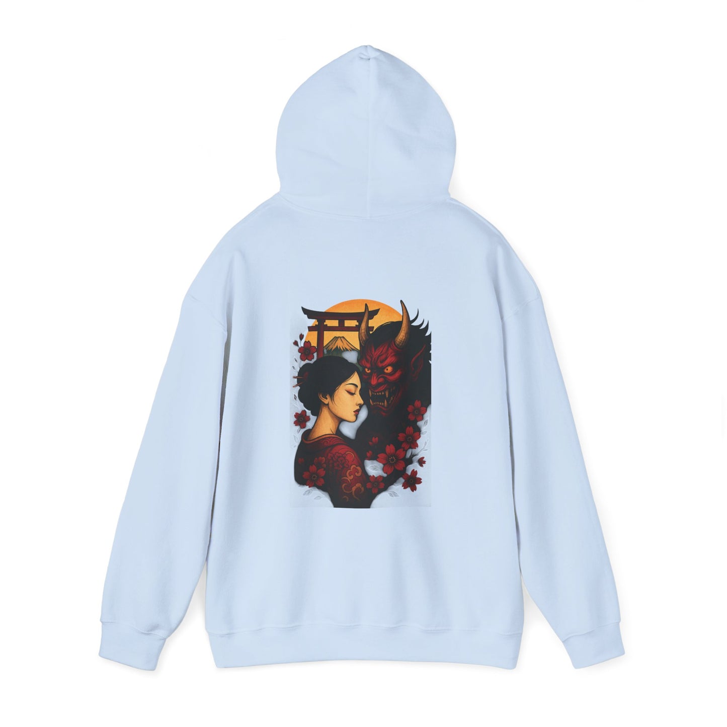 Felpa Unisex con cappuccio e stampa esclusiva T&t21 Anime