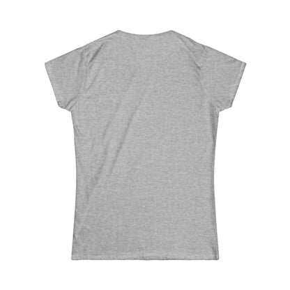Women's Black Crewneck Tee — Classic Softstyle Everyday T-Shirt