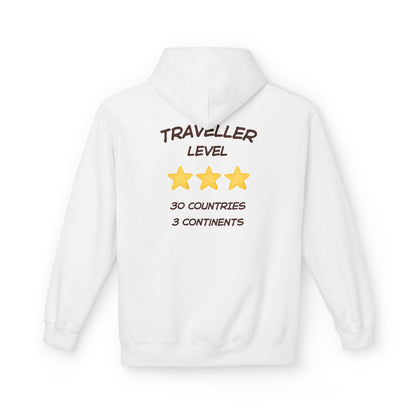 Felpa Unisex con cappuccio e stampa esclusiva T&t21 Traveller 30