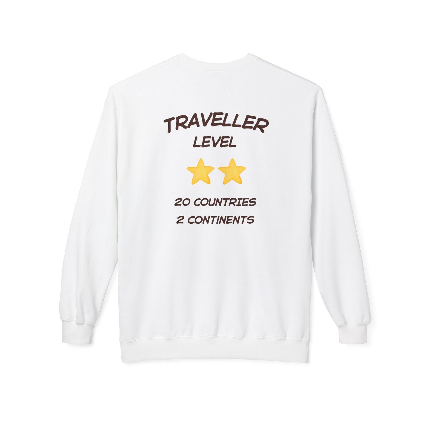 Felpa Unisex con stampa esclusiva T&t21 Traveller 20