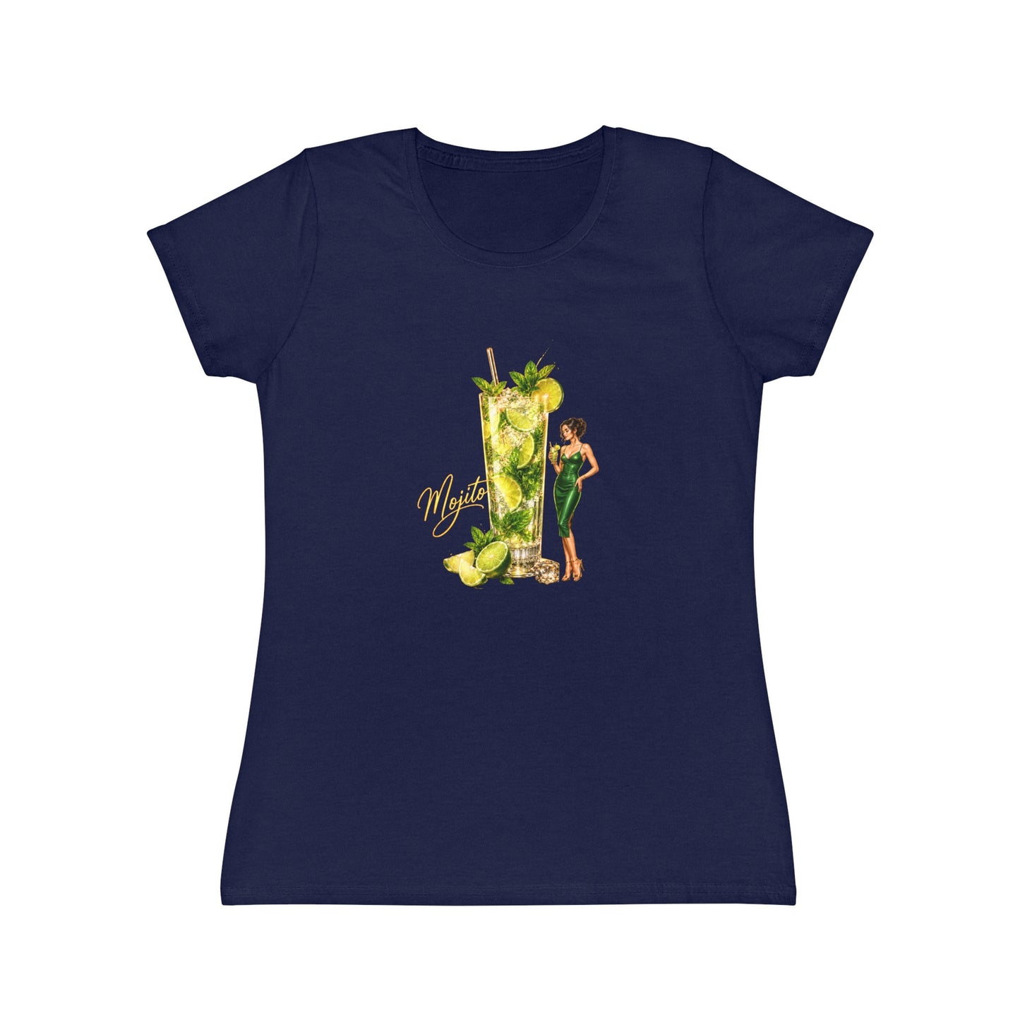 T-shirt donna Mojito Cocktail – Maglietta estiva retrò con grafica vintage
