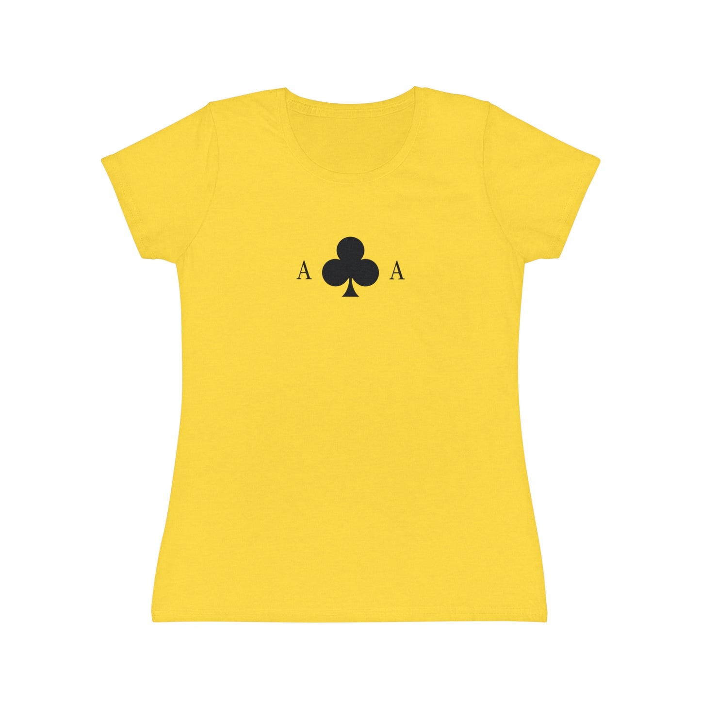 T-shirt Donna Asso di Fiori | Maglietta Minimal Slim Fit