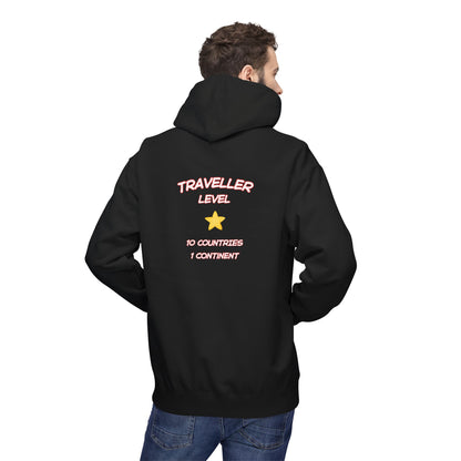 Felpa Unisex con cappuccio e stampa esclusiva T&t21 Traveller 10