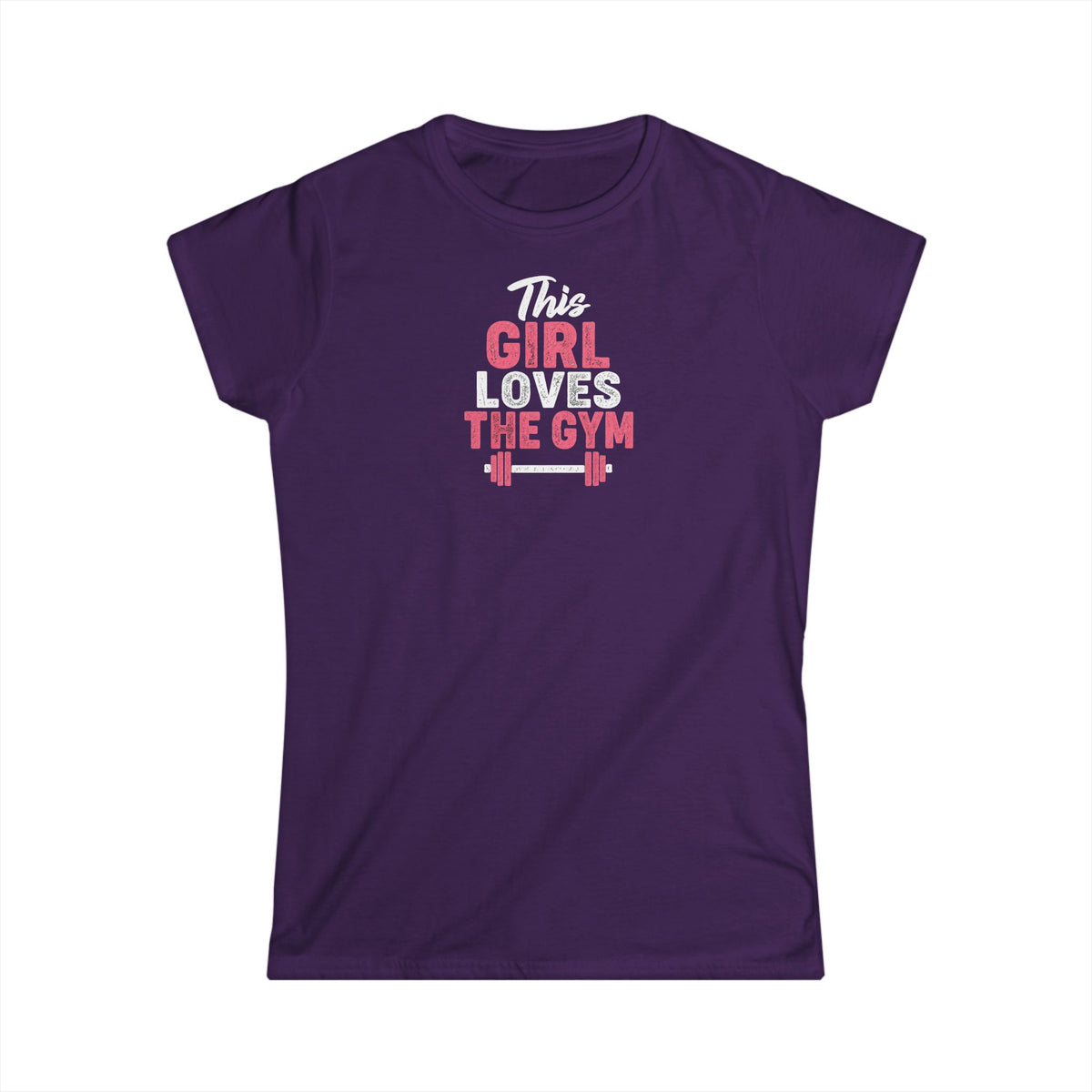 This Girl Loves the Gym Women's T-Shirt — Workout Tee for Gym Girls
