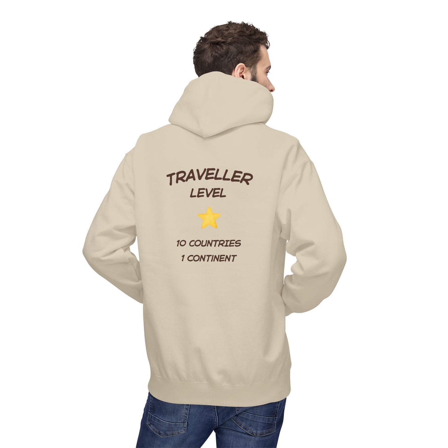 Felpa Unisex con cappuccio e stampa esclusiva T&t21 Traveller 10