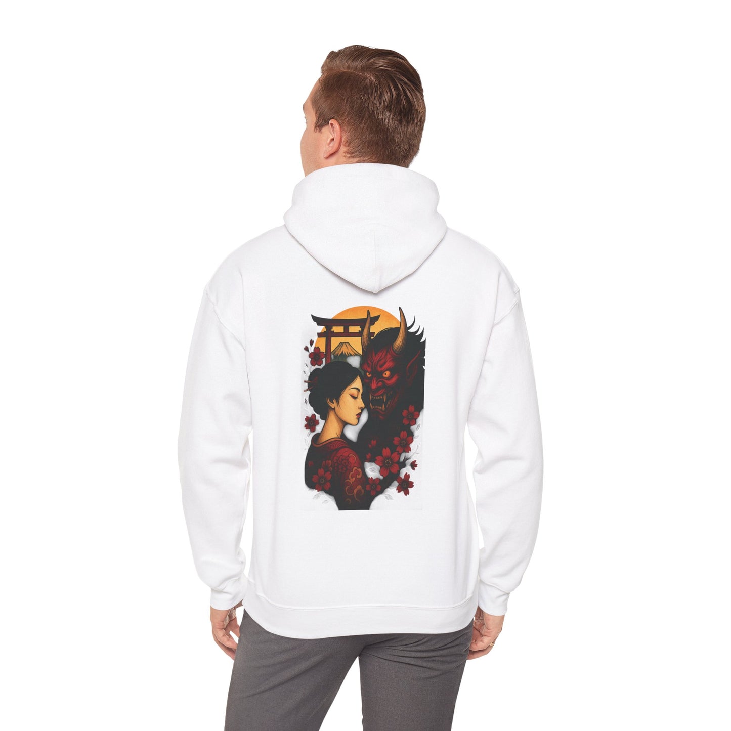 Felpa Unisex con cappuccio e stampa esclusiva T&t21 Anime